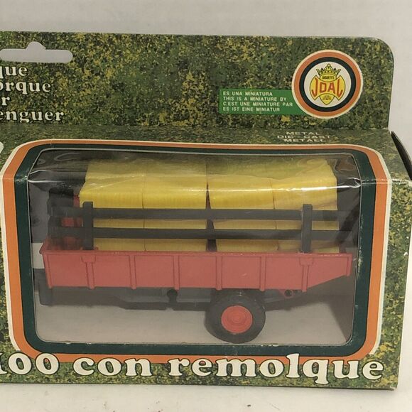 Vintage Joal Ref#251 Tractor Ebro 6100 Con Remolque Farm Machinery NIB - Picture 4 of 8